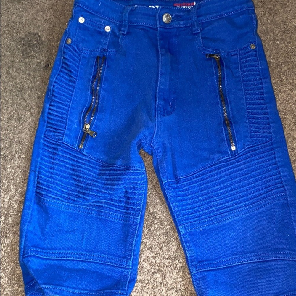 Blue jeans shorts